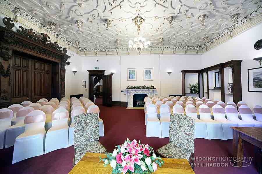 Beaumanor Hall wedding ceremony room