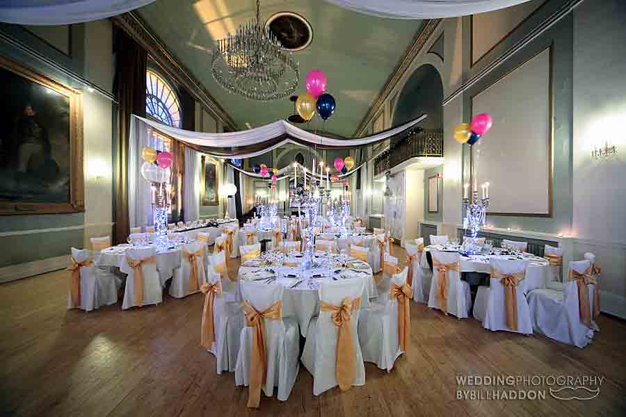 The City Rooms evening wedding reception