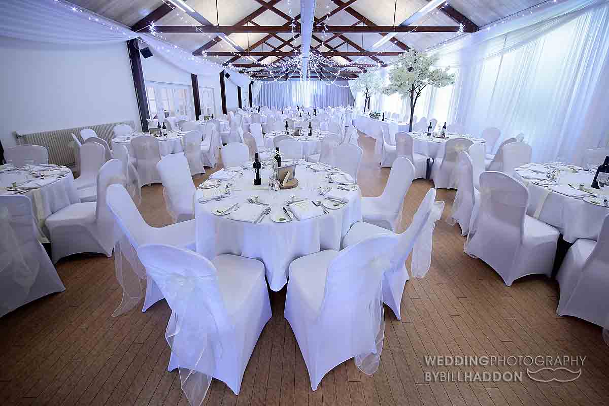 Brooksby Hall Villiers Room wedding breakfast